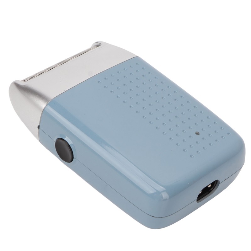 Rechargeable Beard Trimmer Blue USB Waterproof Portable Electric Hair Clipper