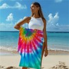 Amasnay Tie dye Microfiber Beach Towel Sand Free Towels Thin