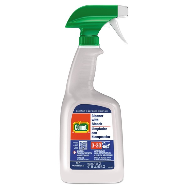 Comet 02287CT Cleaner with Bleach, 32 oz Spray Bottle (Case of 8)