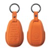 JUNMEI For Alfa Romeo Smart Key Fob Case Protector Suade