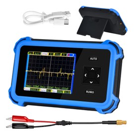 Handheld Oscilloscope Beginner, AIOMEST Mini Osciloscopio with 1MHz Bandwidth 8.33MSa/s, ±400V (800Vpp X10) - 150g Portable Scope for Automotive DIY, Electronics Hobbyists, Student Lab