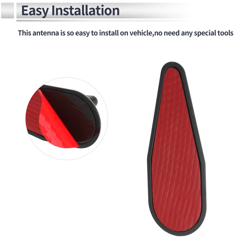 RATCHROLL 10 Pcs Universal Shark Fin Dummy Antenna Mount 3.1"
