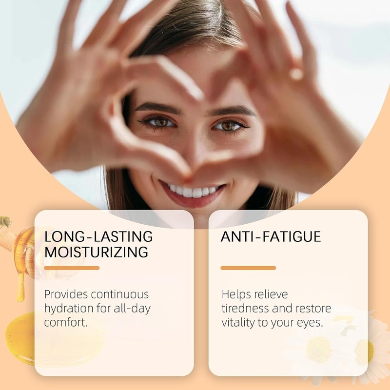 Suero Ocular de Miel – Hidrata y Calma Ojos Secos,