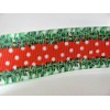 Green and Red Christmas 7/8 inch Grosgrain Ribbon