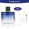 LOPHE Parf√ºmzerst√§uber, 2 St√ºck 50ml Mini Parfum Zerst√§uber Blau, Portable