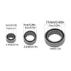 Ieron 24 pcs Stainless Steel Sealed Bearing Kit for TRX4M