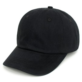 Urban Virgin Toddler Baseball Hat Baby Boys Cap Girls Adjustable Dinosaur Baseball Hats Kids Boy Caps Toddler Sun Hats Pure Black 2-4 T