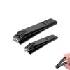 ZXfad 2pcs Nail Clipper set, Wide Mouth Design, Suitable for