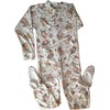Babies Nursery Print Footie Jammies in Size Medium