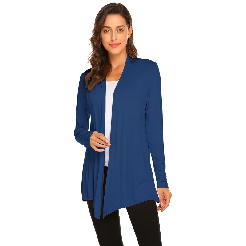 Newchoice Lightweight Cardigans for Women, Open Front Long Sleeve Cardigan