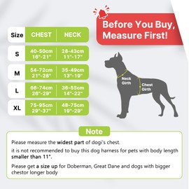 Belababy Dog Harness Small Medium Large No Pull, Adjustable Reflective Front Clip Dog Harness with Easy Control Handle, 2 Metal Rings for Training or Walking, Green L