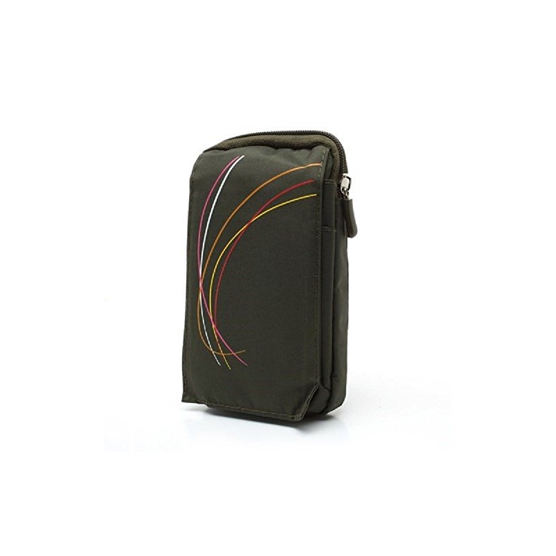DFV mobile - Multi-Functional Universal Vertical Stripes Pouch Bag Case