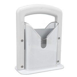 Aqur2020 Bagel Guillotine Universal Slicer, Bagel Cutter Máquina de Cortar Pan Manual de Plástico con Protector de Seguridad para Cortar Pan