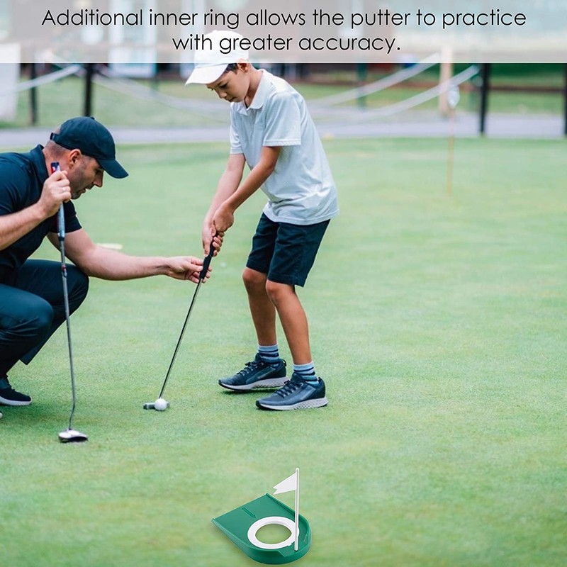 ANCLLO Golf Putting Regulation Cup Hole Flag for Men Women