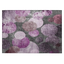 Addison Rugs Chantille ACN556 Red 1'8" x 2'6 Indoor Outdoor Area Rug, Stain Resistant, Machine Washable, Non Shedding, Bedroom, Living Room, Dining Room, Kitchen Rug