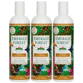 EMERALD FOREST Botanical Shampoo with Sapayul, Citrus Blossom - 12 fl oz (Pack of 3)