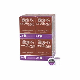 McCullagh Coffee Donut Shop Single Serve Coffee 96 Count Medium Roast