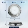 Five Oceans 6-Inch LED Marine Interior Dome Light, 2-Pack Round