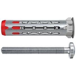 fischer DuoHM 5x55mm Bi-Component Hollow Body Plugs with Cylinder Screw PZ Drive (Pack of 15)