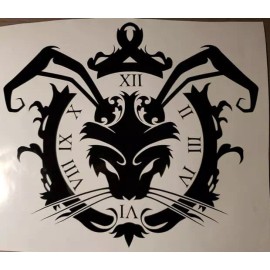 Oracle 15"  In this Moment Rabbit Clock die cut vinyl Decal sticker music band