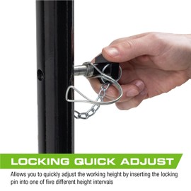 Arcan 1,500 Lbs. Quick Adjust Support Stand (ALSS15Q)