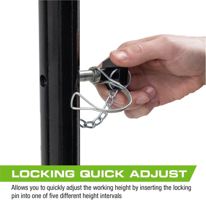 Arcan 1,500 Lbs. Quick Adjust Support Stand (ALSS15Q)