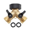 Water Y Connector Brass Tight Connection High Temperature Resistance 2
