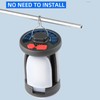 Solar Campsite Lantern 3-Leaf LED Camping Light Foldable Outdoor Emergency