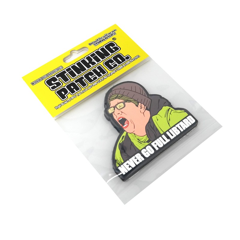 Never Go Full Libtard Liberal Scream PVC Hook and Loop