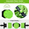 Rolcoassuns 100Pcs 1/4 Inch Adjustable Irrigation Drippers, 360° Micro Drip