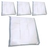 Real Beauty Lint-Free Cotton Pads Large Size, 1200 Pieces, 4 Pieces / 리얼뷰티 보풀없는 화장솜 큰사이즈, 1200개입, 4개