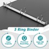 3 Ring Binder 1 Inch, PANDRI 12 Pack 1-Inch Binder