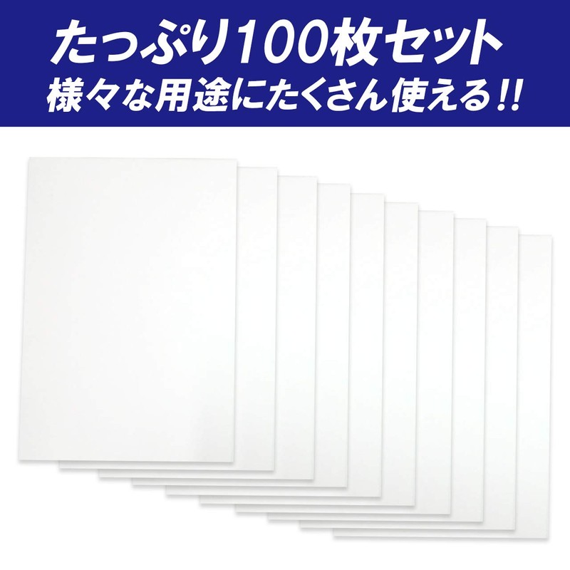 Felimoa Release Paper A4 Double Sided White Flake Seal Tape