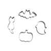 Keewah Small Halloween Cookie Cutter Set, from 2.2” to 3.1”