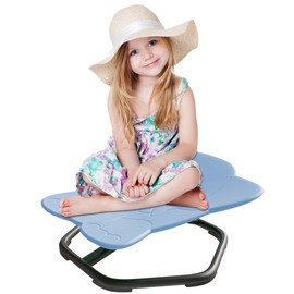 Pterying Spinning Chair for Autistic Kids, Autism Sensory Spinning Chair, Sit and Spin Training Body Coordination and Balance, Upgraded Azure Elephant Shape