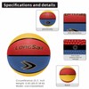 Longsail Kids Youths Size 4 Basketball, 25.5" Basketballs Premium Rubber,