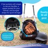 Swing Sports Backpack Baseball Bag - Softball Backpack with Fence