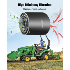 TIKSCIENCE Hydraulic Oil Filter Fit for John Deere Utility Tractors 4210 4310 4410 4510 4610 4710 Replace LVA11522, Tractor Transmission Suction Line