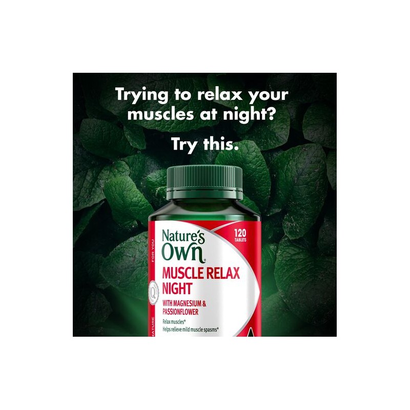 Nature's Own Nature’s Own Active Magnesium Recovery Muscle Night Tablets