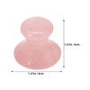 Baluue Rose Quartz Mushroom Shape Gua Sha Tool for Eye