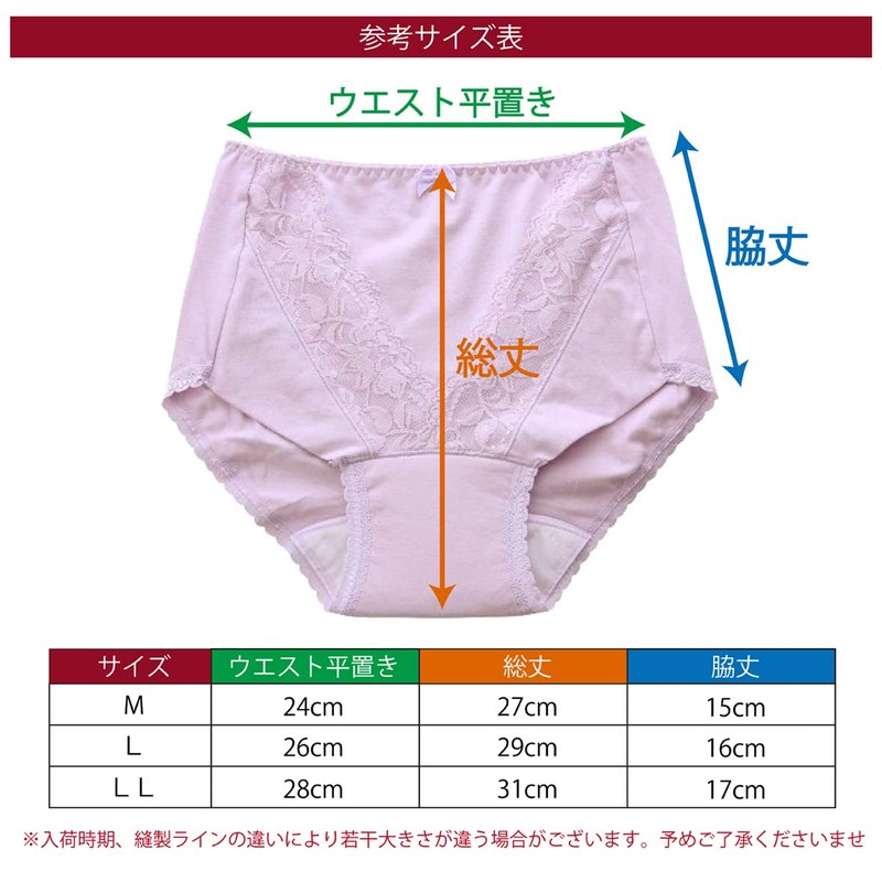 RYO. Incontinence Pants for Women, Urinary Leak Absorbent Cloth, 3-Layer