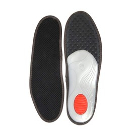 Berckland Pack of 3 Sports - Made in Germany - Barefoot Sole with Activated Carbon and Latex Cushioning Hiking Sole - Anti-Sweat - Sports Insoles - Washable and Breathable - Size 36-46, black