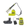 RYOBI 18V 120-Watt Cordless Soldering Iron Topper Kit Battery and