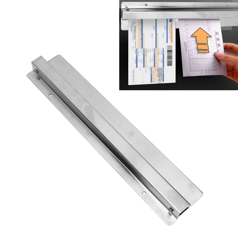 Stainless Steel Slide Check Rack Bill Orders Ticket Holder for