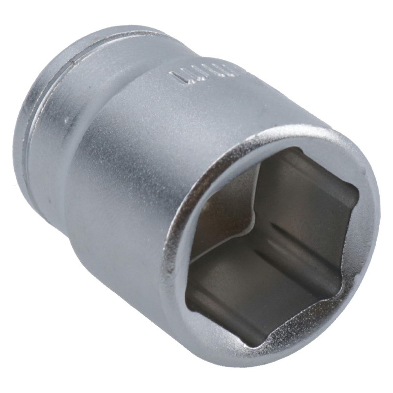 13PC 1/4 Shallow CRV Sockets Chrome Vanadium on Rail SS093