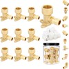 PEX A Expansion Brass Fittings, 1/2"x 1/2" Female NPT Drop-ear