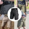 Pantalones Cortos Cargo Tácticos Impermeables Informales para Hombre Secado Rápido