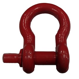 One New Shackle, 3/4" Red Fits Universal Products Campers, Crawler Hauler, Dozers, Haulers, Loaders, RVs, Tow-Trucks, Trucks, Utility Models Interchangeable with 13047R, 13047R-A, DRing-3-4-RED