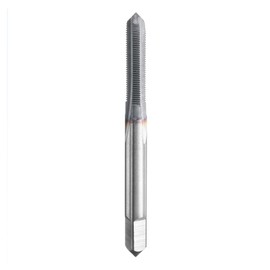 sourcing map M4.5x0.5 Metric Thread Tap 6542 Cobalt High-Speed Steel TiCN Coated Plug Tap Right Hand Straight Flutes Screw Threading Hand Tap