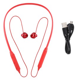 Waterproof Bluetooth 4.2 In ear Sports Magnetic Neckband Earphone Headset Headphone(Red)